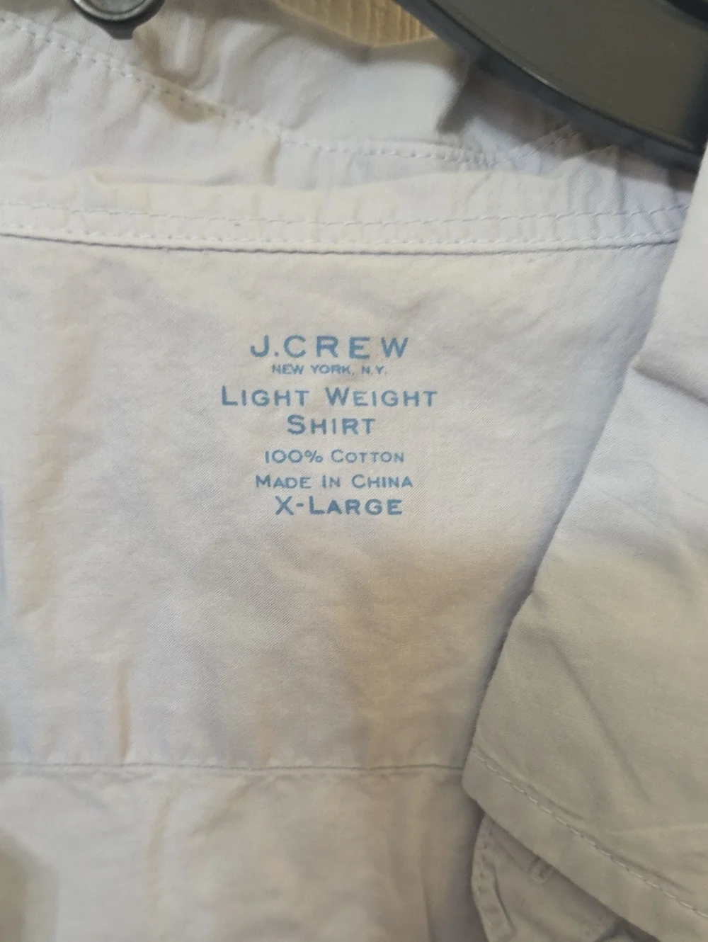 Mens Jcrew XL Cotton Button Up